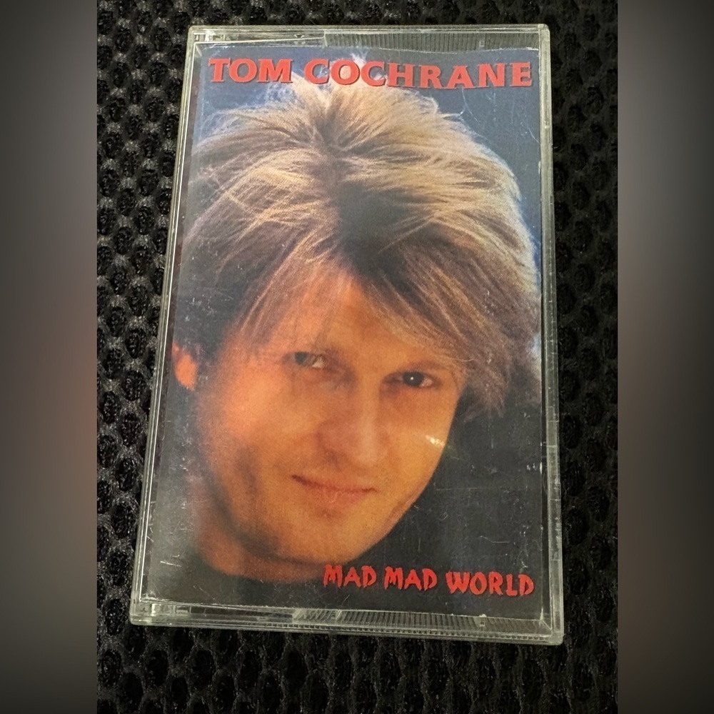 Tom Cochrane - Mad Mad World Cassette Tape